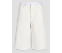 Denim shorts - White