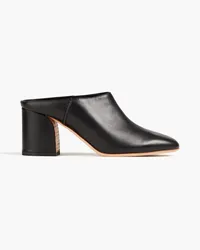 TOD'S Leather mules - Black Black