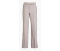 Twill bootcut pants - Gray