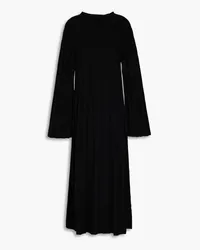 Loulou Studio Gossa ribbed cashmere midi dress - Black Black