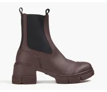 Rubber ankle boots - Burgundy