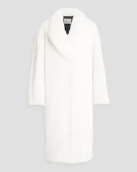 STAND Genevieve faux fur coat - White White