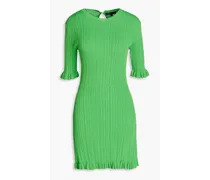 Rochasse ribbed-knit mini dress - Green