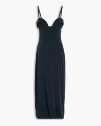 Jacquemus La Robe Praia washed cupro midi dress - Blue Blue