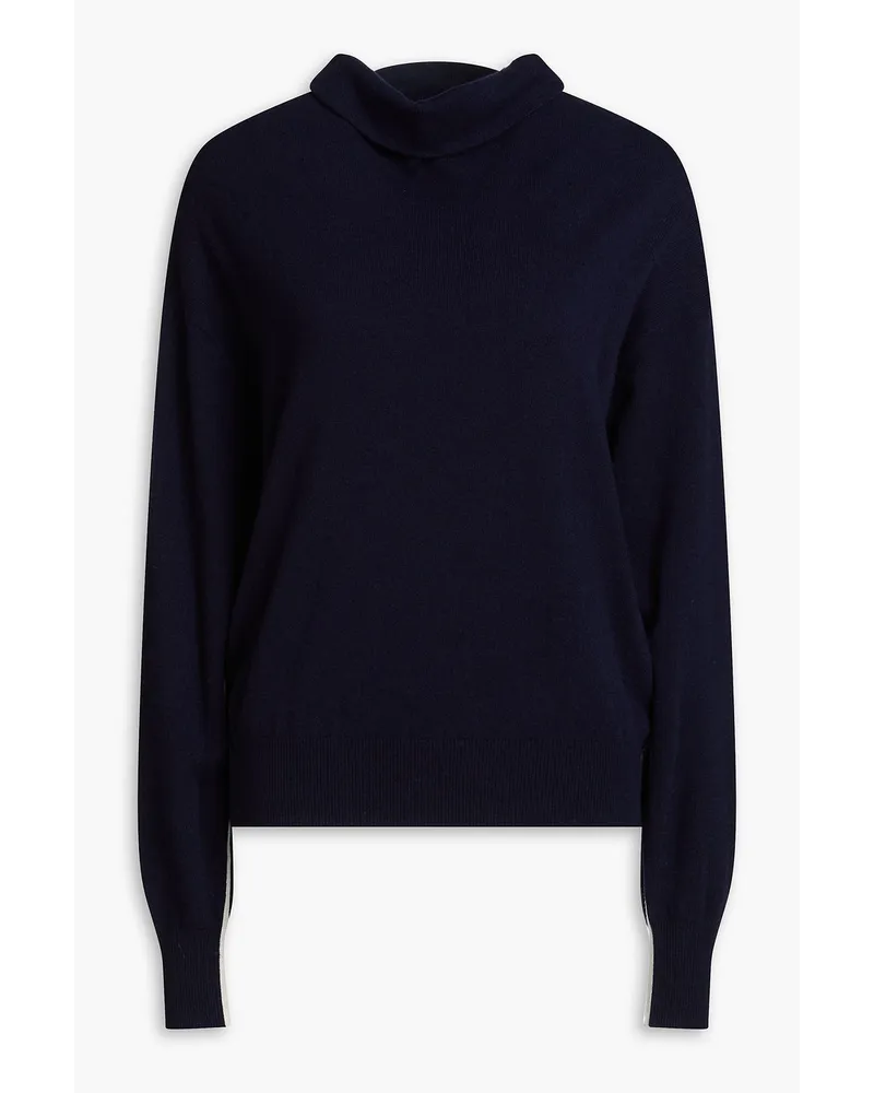 3.1 phillip lim Wool and cashmere-blend turtleneck sweater - Blue Blue