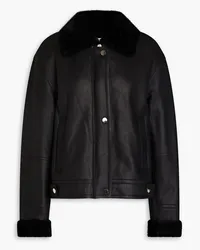 Yves Salomon Shearling jacket - Black Black