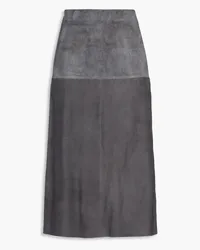 Joseph Suede midi skirt - Gray Gray