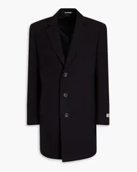 Canali Wool and cashmere-blend jacquard coat - Black Black