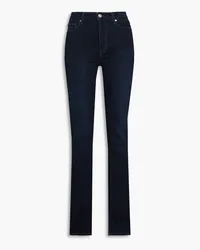 Paige Hoxton high-rise straight-leg jeans - Blue Blue