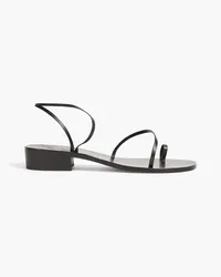 Ancient Greek Sandals Aplie leather sandals - Black Black