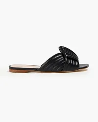 Rupert Sanderson Knotted leather sandals - Black Black