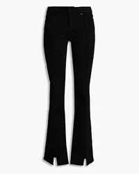 Paige Sloane mid-rise straight-leg jeans - Black Black