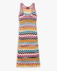 Missoni Striped crochet-knit coverup - Multicolor Multicolor