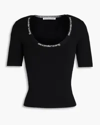 Alexander Wang Stretch-knit top - Black Black