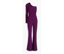Jonal one-sleeve crepe jumpsuit - Purple