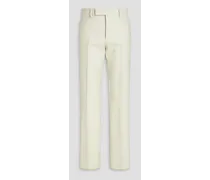 Wool-twill pants - White