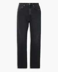 Totême High-rise straight-leg jeans - Black Black