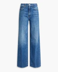 Mother The Maven Heel high-rise straight-leg jeans - Blue Blue