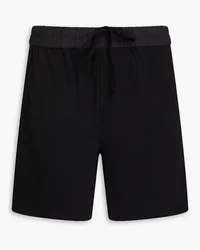 James Perse Cotton-jersey shorts - Black Black