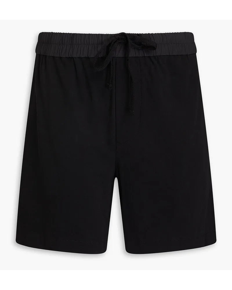 James Perse Cotton-jersey shorts - Black Black