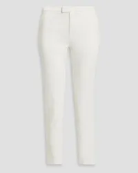 ATM Cotton-blend twill slim-leg pants - White White