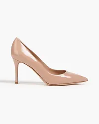 Gianvito Rossi Vernice 85 patent-leather pumps - Neutral Neutral