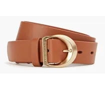 Leather belt - Brown