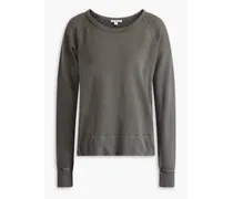 French cotton-terry sweatshirt - Neutral