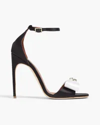 Malone Souliers Emily 110 embellished satin sandals - Black Black