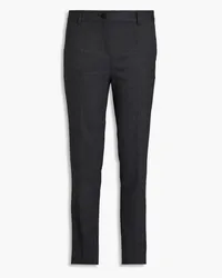 Dolce & Gabbana Wool-blend jacquard tapered pants - Gray Gray