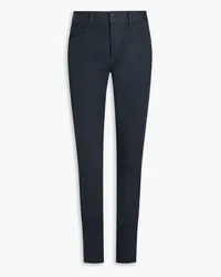 James Perse Slim-fit cotton-blend twill pants - Blue Blue