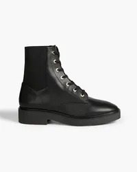 Stuart Weitzman Henley leather combat boots - Black Black