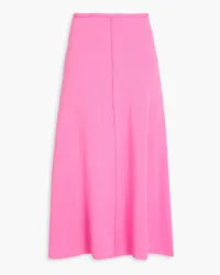 Aje. Petal knitted midi skirt - Pink Pink