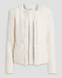 Derek Lam Frayed tweed jacket - White White