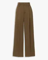 Vince Wool-blend wide-leg pants - Brown Brown