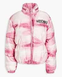 Moschino Quilted printed shell jacket - Pink Pink