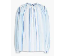 Baya striped cotton blouse - Blue