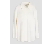 Riva wool and cashmere-blend felt jacket - White