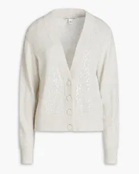 Autumn Cashmere Sequin-embellished cashmere cardigan - Gray Gray