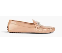 Double T patent-leather loafers - Pink