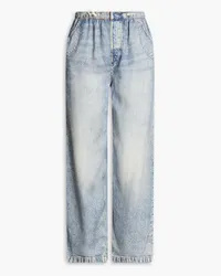 Rag & Bone Denim-effect Tencel-twill tapered pants - Blue Blue