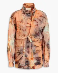 Ulla Johnson Printed shell jacket - Orange Orange