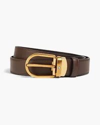 Montblanc Leather belt - Brown Brown