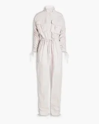 Zimmermann Ruched linen jumpsuit - Purple Purple