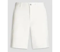Perry cotton-blend poplin shorts - White