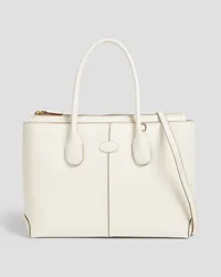 TOD'S Di leather tote - White White