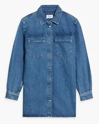 Frame Denim Denim mini shirt dress - Blue Blue