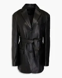 Acne Studios Leather blazer - Black Black