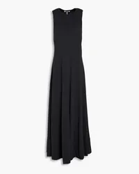 Rag & Bone Sadie flared Pima cotton slub jersey maxi dress - Black Black