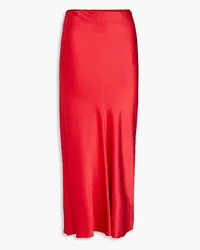 Maison Margiela Satin midi skirt - Red Red